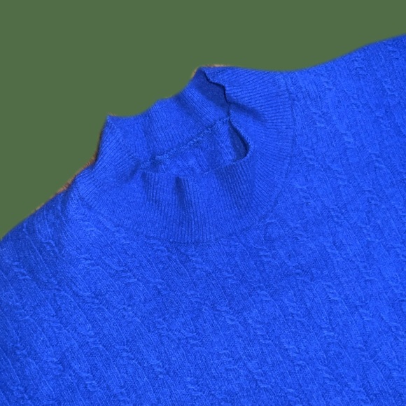 Parkhurst Sweaters - vintage 90s wool blue sweater angora mohair lambswool Large parkhurst